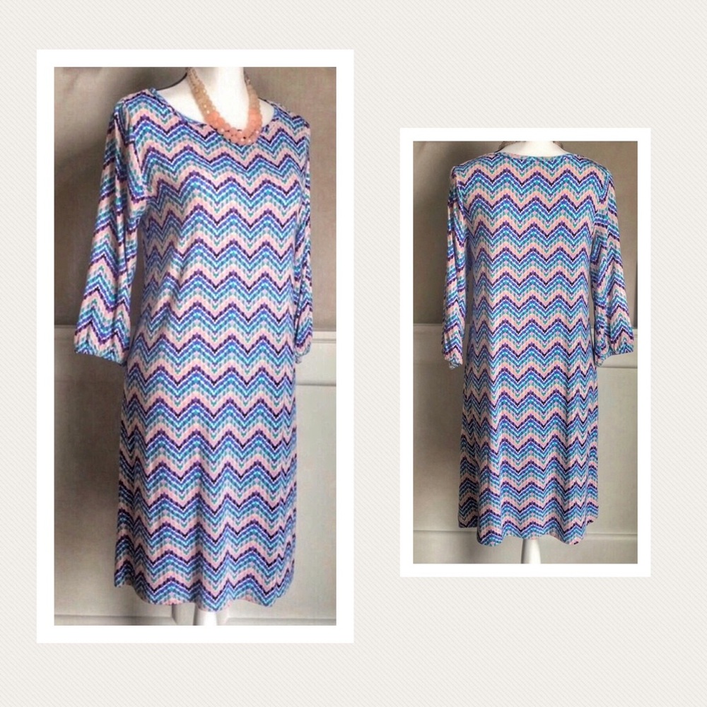 🧵PIXLEY | Lyra Chevron Print Dreas